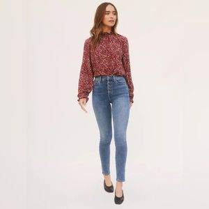 17. Reformation Jeans Harper High & Skinny (Ion)
